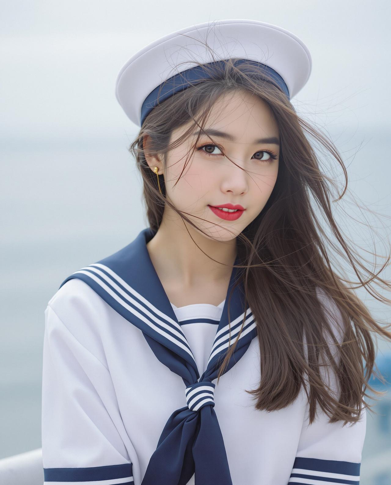 海军之梦 - cos美图 - 精选高清cosplay美图欣赏二次元动漫角色还原写真合集唯美写真 海军之梦 - 杨海蓝 - 制服诱惑写真