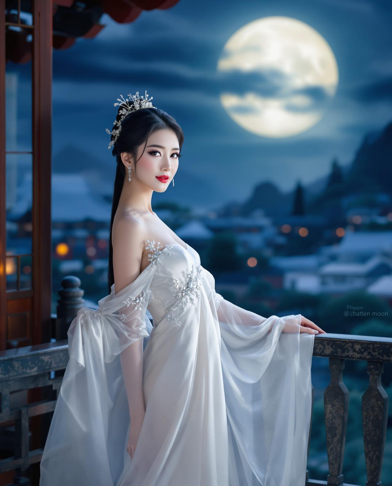 月下嫦娥 - cos美图 - 精选高清cosplay美图欣赏二次元动漫角色还原写真合集唯美写真 月下嫦娥 - 月嫦娥 - 美女写真写真