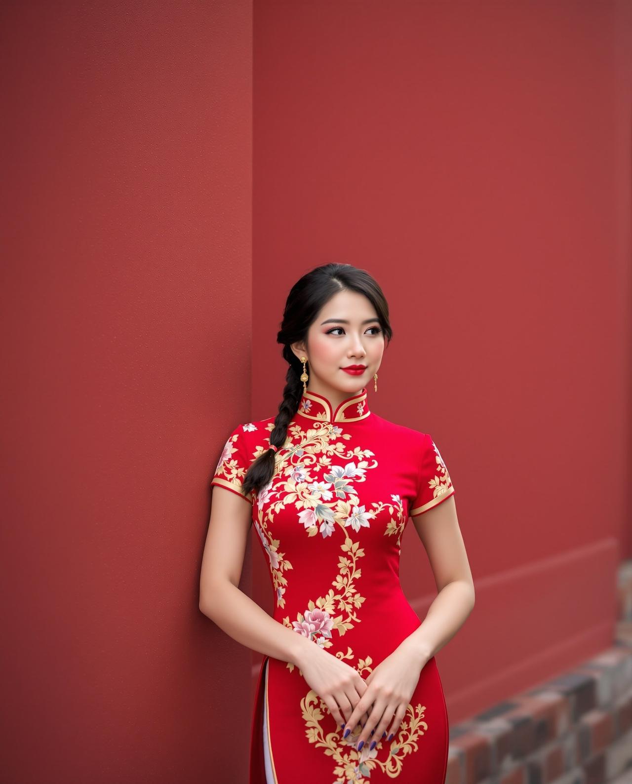 红墙绿瓦 - cos美图 - 精选高清cosplay美图欣赏二次元动漫角色还原写真合集唯美写真 红墙绿瓦 - 红衣女郎 - 美女写真写真